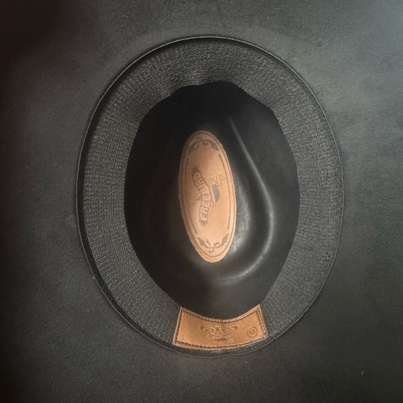 Freebird Black Hat with Woven Band - Picture 4 of 7